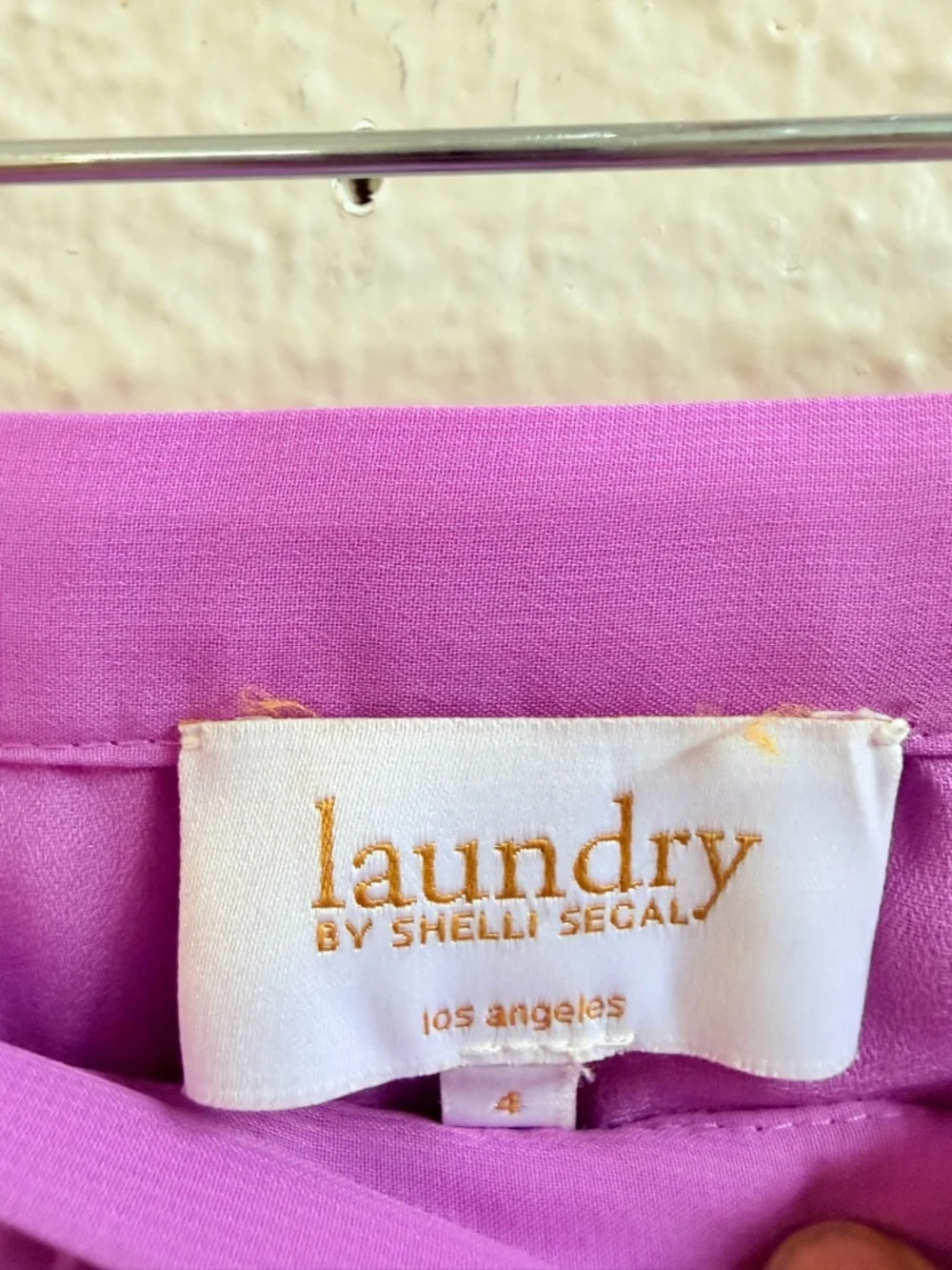 Laundry By Shelli Segal lavender pleated